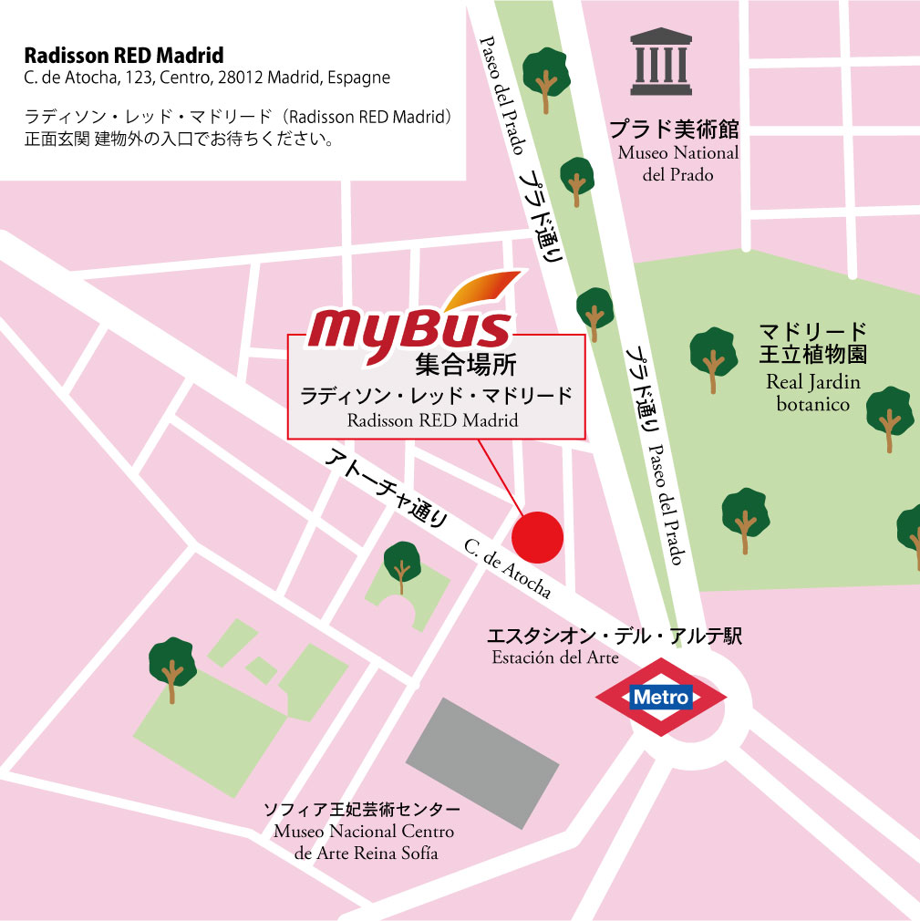 ミーティングポイント地図