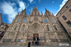 バルセロナ旧市街カテドラル