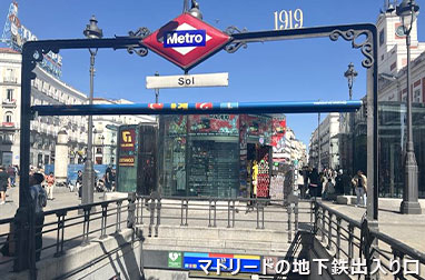 マドリードの地下鉄