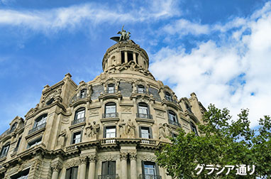 バルセロナグラシア通り