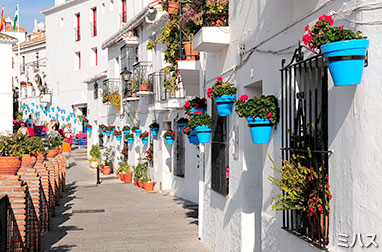 アンダルシアの絶景白い村ミハス