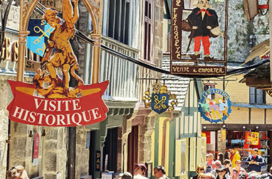 モンサンミッシェル島内