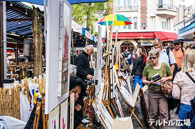 モンマルトルのテルトル広場