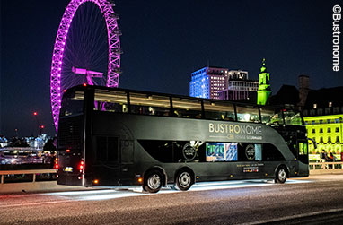 お食事しながら優雅にロンドン観光・バストロノーム