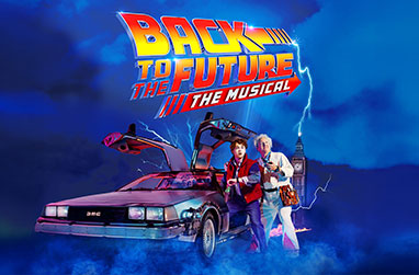 「バック・トゥ・ザ・フューチャー」ミュージカルと2コースディナーセット（ドリンク1杯付き）