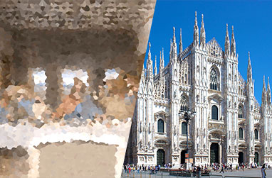 世界遺産・最後の晩餐入場とミラノ半日観光(午前/午後)