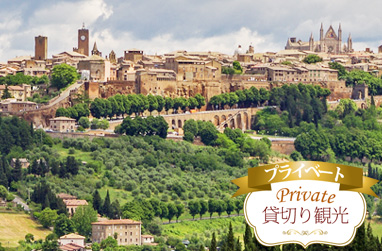 天空のチヴィタと丘の町オルヴィエート、 ボマルツォ怪物公園 ～イタリアの田舎をたっぷり満喫～（日本語アシスタント、専用車付）